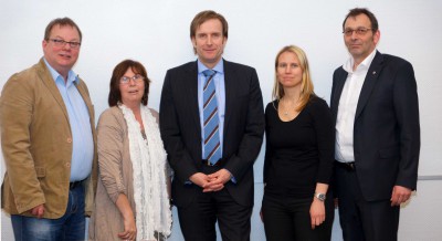 Von links: Frank Höpner, Wiebke Haarbrandt, Thomas Muth, Maaret Westphely und Pesi Daver