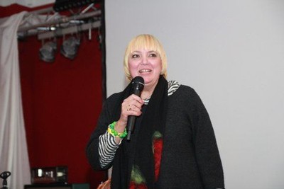 Claudia Roth bei Ihrer Begrüßungsrede