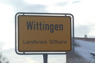 Ortsschild Wittingen