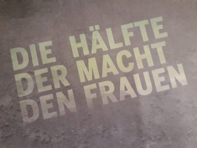 Die Hälfte der Macht den Frauen @ Hotel Deutsches Haus