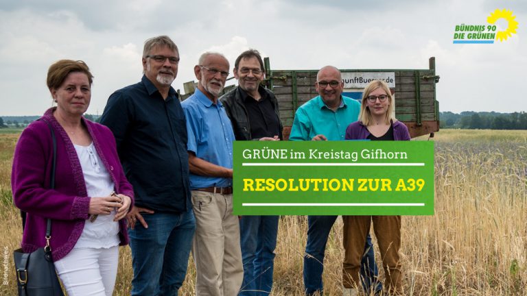 Resolution zum Weiterbau der A 39