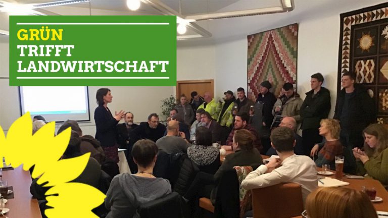 „Land schafft Verbindung“ besucht grüne Mitgliederversammlung