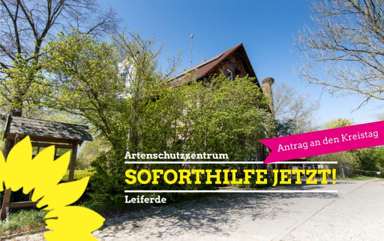 Unterstützung des Artenschutzzentrums sofort!