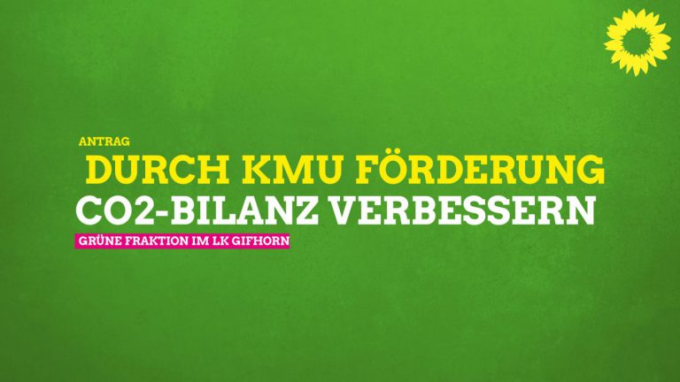 Die CO2-Bilanz verbessern durch KMU Förderung