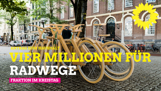 Vier Millionen für Radwege