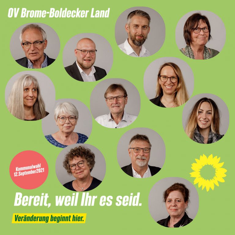 Grüne aus dem Bromer- und Boldecker Land stellen Kandidat*innen für Kommunalwahl auf