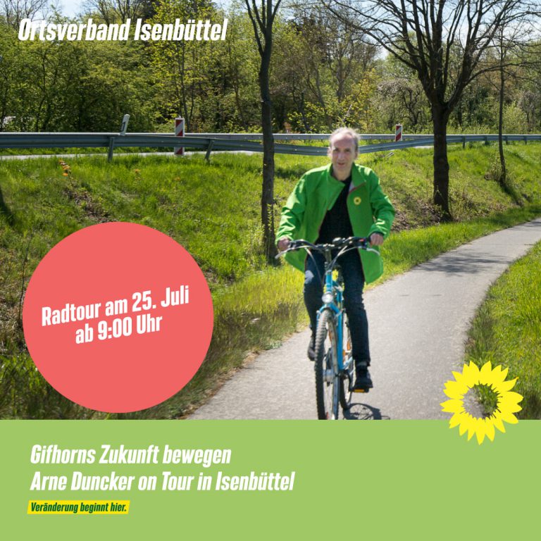 Radtour mit Arne Duncker in der Samtgemeinde Isenbüttel