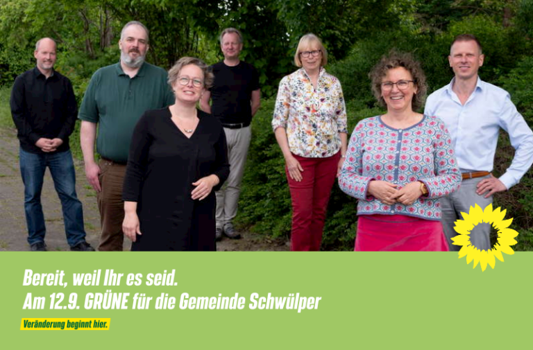 GRÜNE KANDIDIERENDE IN DER GEMEINDE SCHWÜLPER