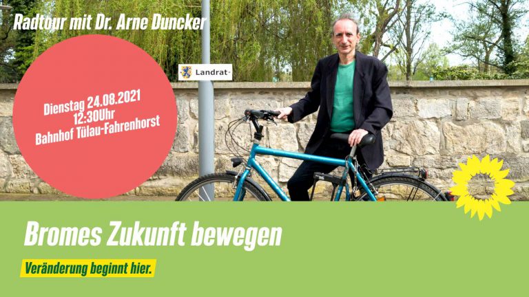 Radtour in Tülau mit Arne Duncker