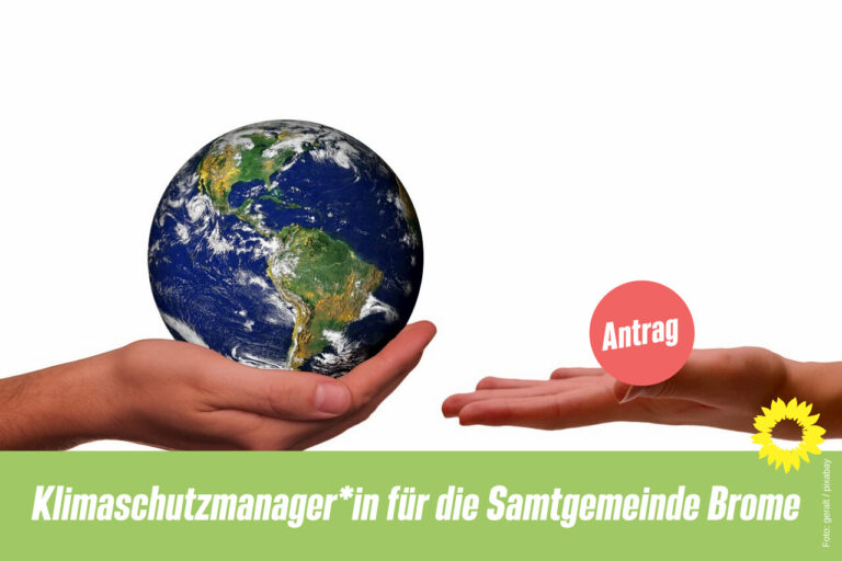 Einstellung einer Klimaschutzmanager*in