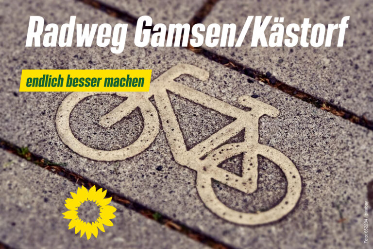 Maßnahmen zur Verbesserung des Radverkehrs auf dem Radweg Gamsen/Kästorf