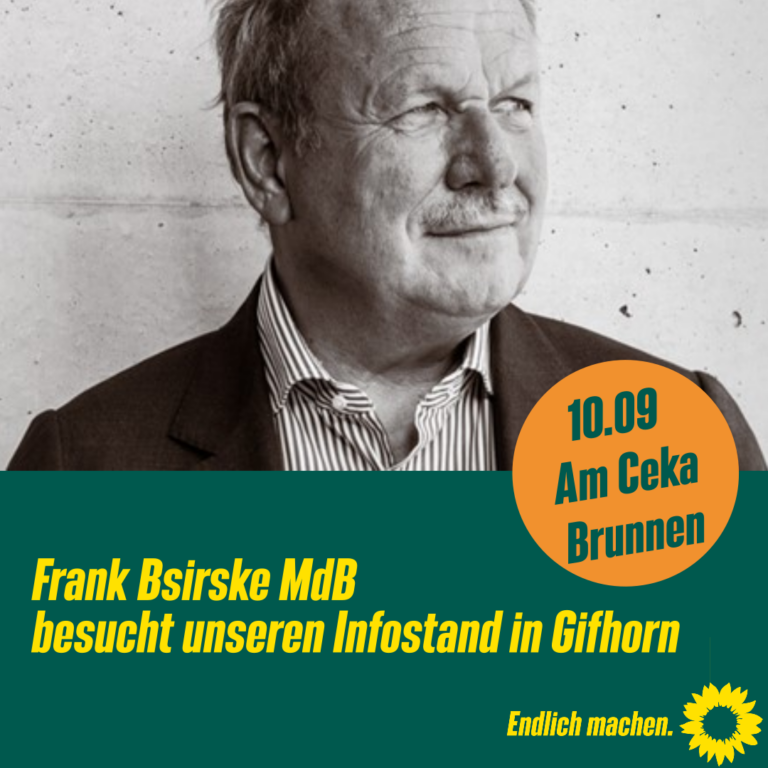 Frank Bsirske am 10.09 in Gifhorn
