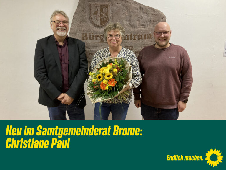 Christiane Paul übernimmt Mandat im Samtgemeinderat Brome