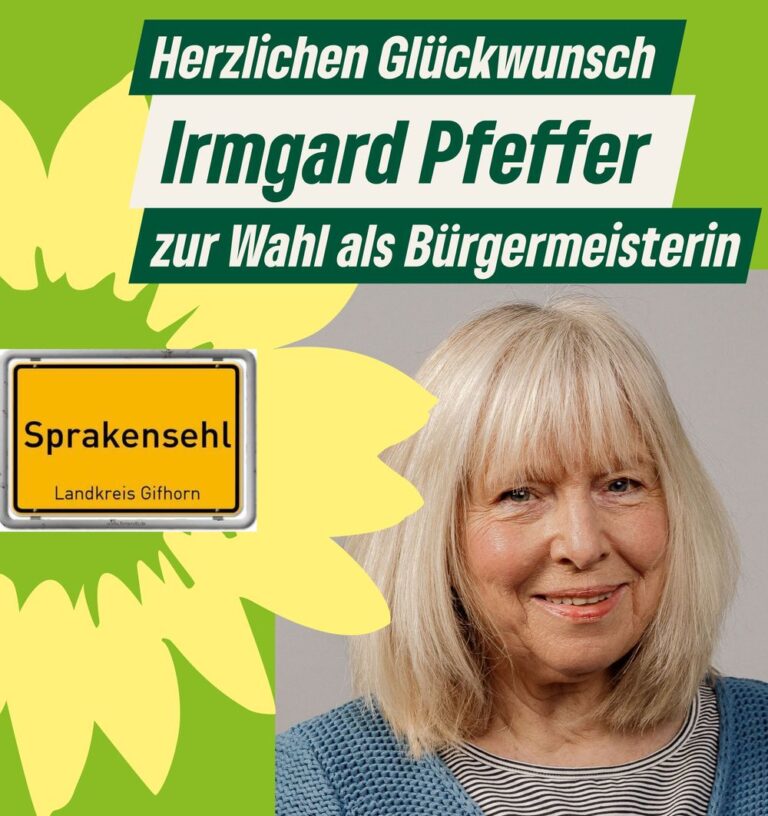 Grüne Bürgermeisterin in Sprakensehl