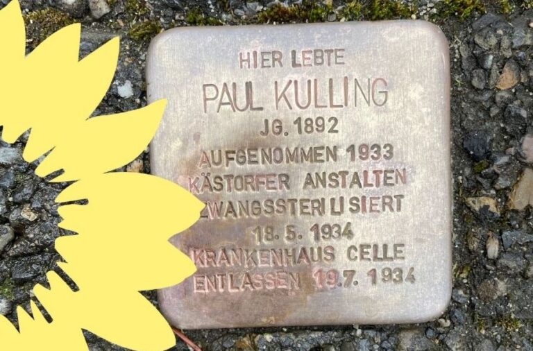 Stolpersteinverlegung in Gifhorn als Bestandteil der  Erinnerungskultur