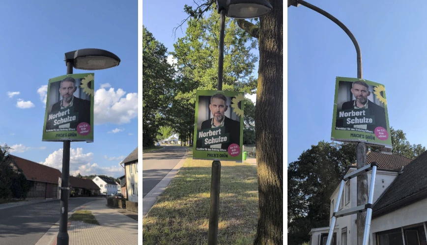 Wahlplakate Bokensdorf
