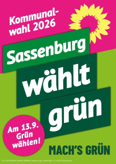 Kommunalwahl 2026
Bündnisgrüne Sassenburg